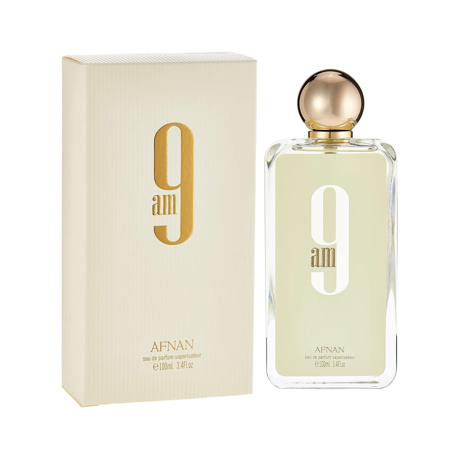 Afnan 9 AM Eau de Parfum Spray 100 ml for Unisex (Yellow Box)