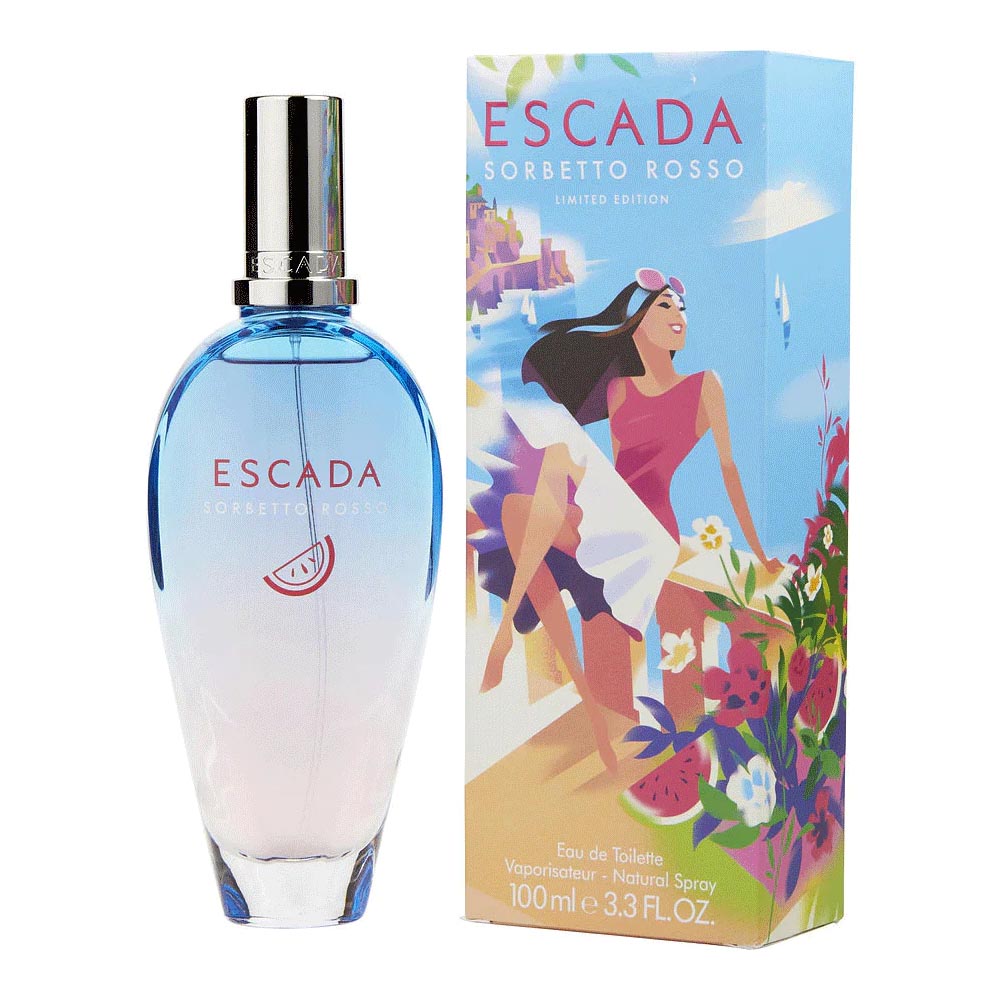 Escada Sorbetto Rosso 3.3 oz Eau De Toilette Spray for Women