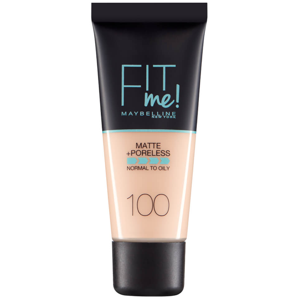 كريم أساس Fit Me غير لامع ويغطي المسام 100 عاجي دافئ 30 مل