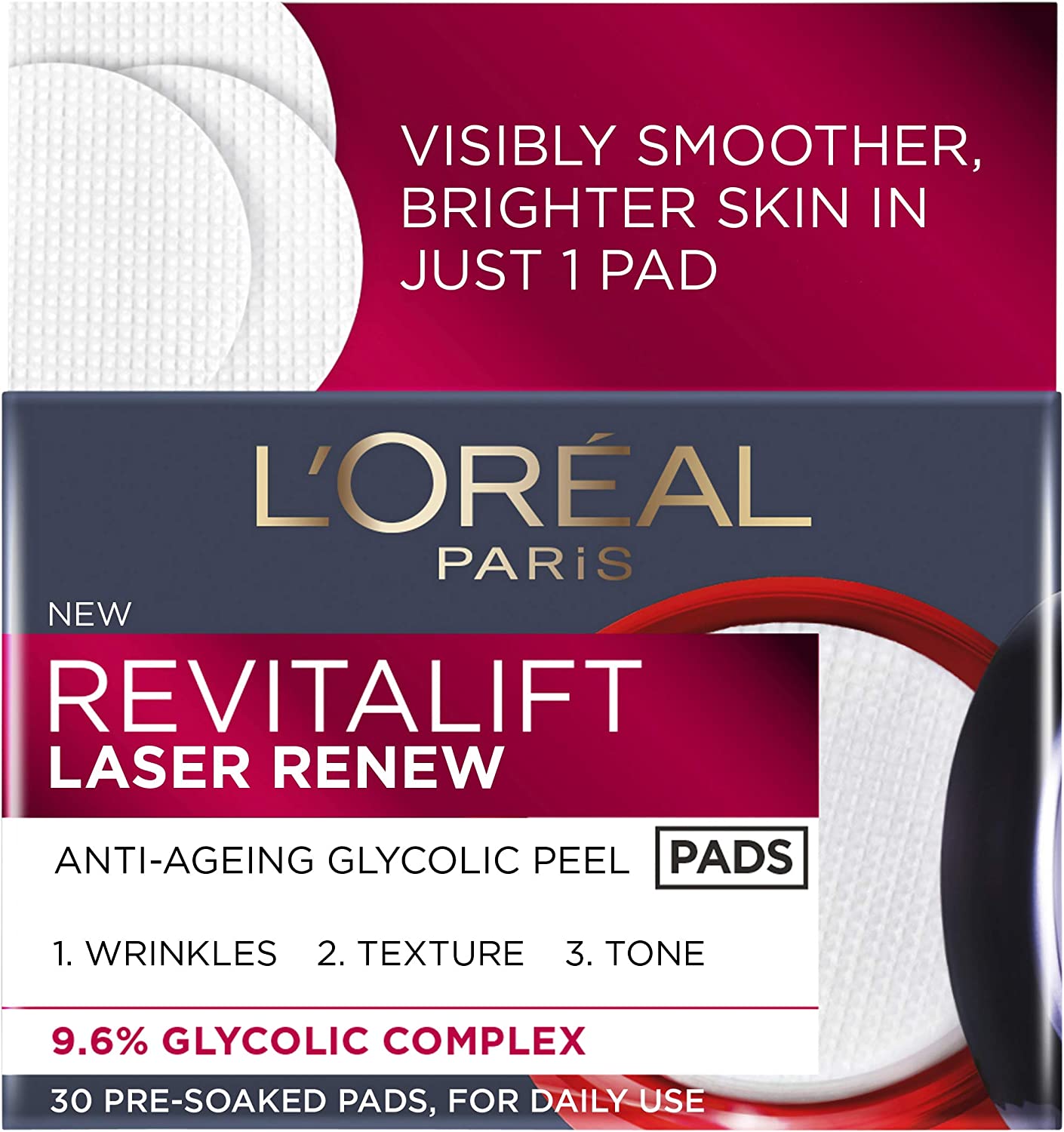 Revitalift Laser X 3 30 pastiglie Peeling glicolico antietà