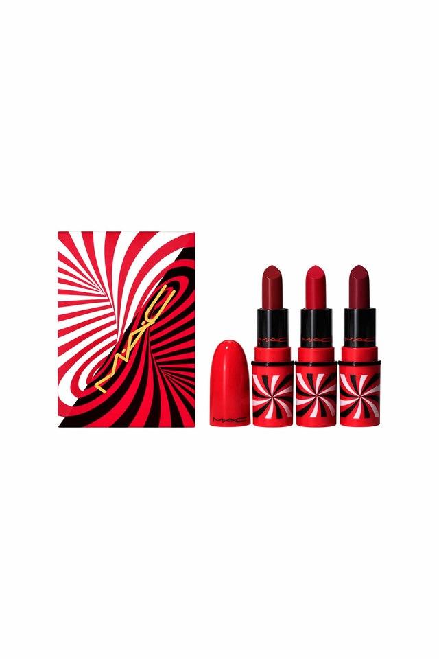 Tiny Tricks Mini Lipstick Trio Red Gift Set