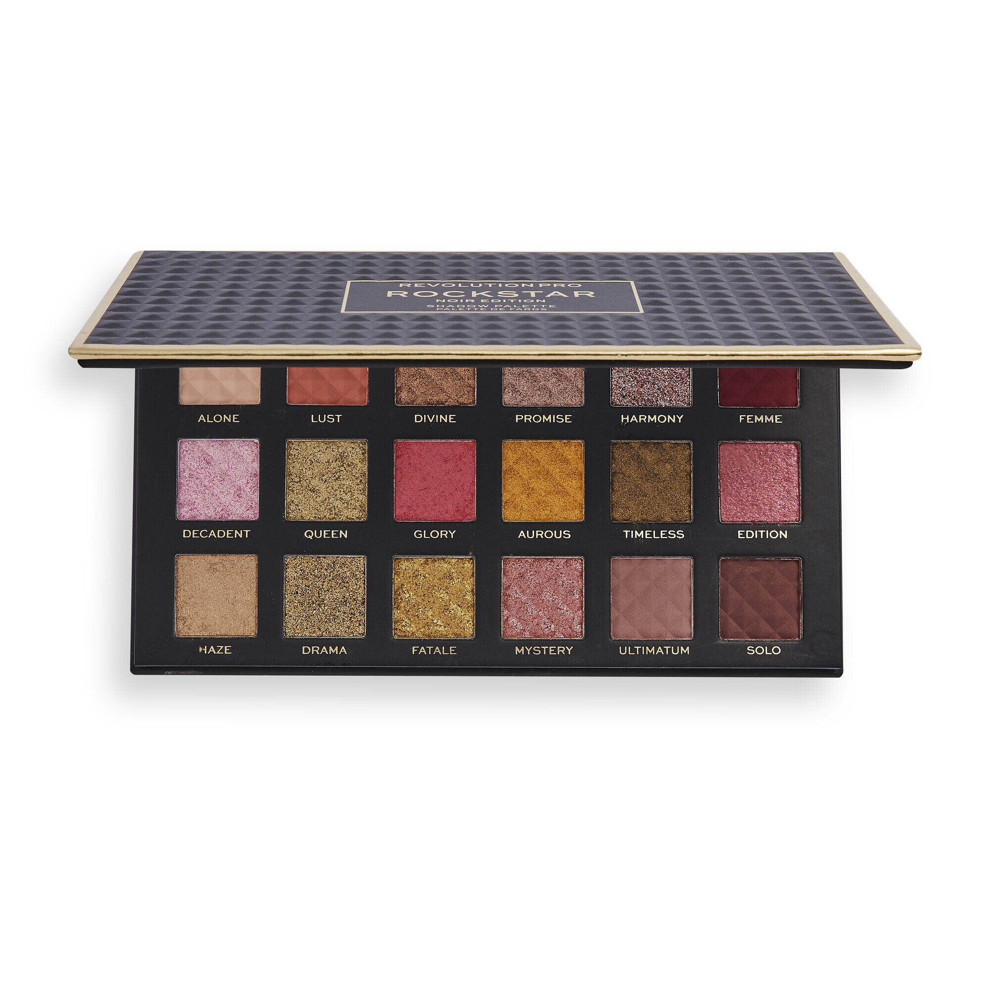 Makeup Revolution Pro Rockstar Noir Edition Palette de fards à paupières 18 Gr