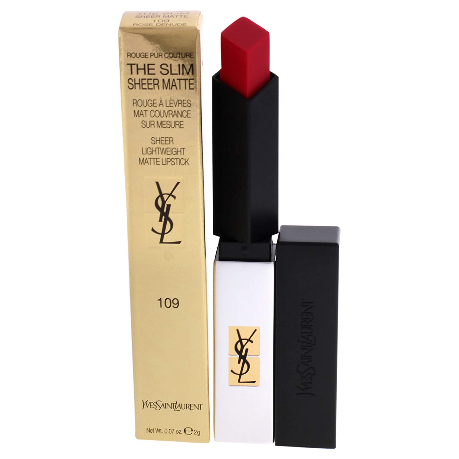 Yves Saint Laurent Maquillage Yves Saint Laurent Rouge Pur Cout Sheer Mattestee 109